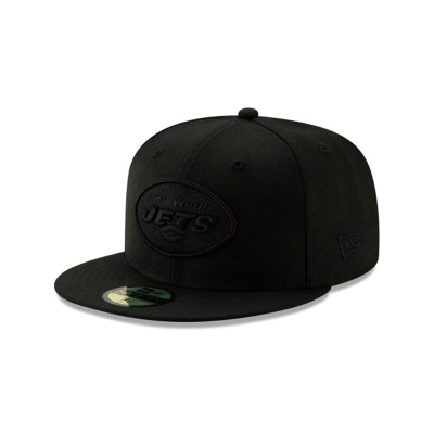 Sapca New Era New York Jets NFL Basic Black On Black 59FIFTY Fitted - Negrii